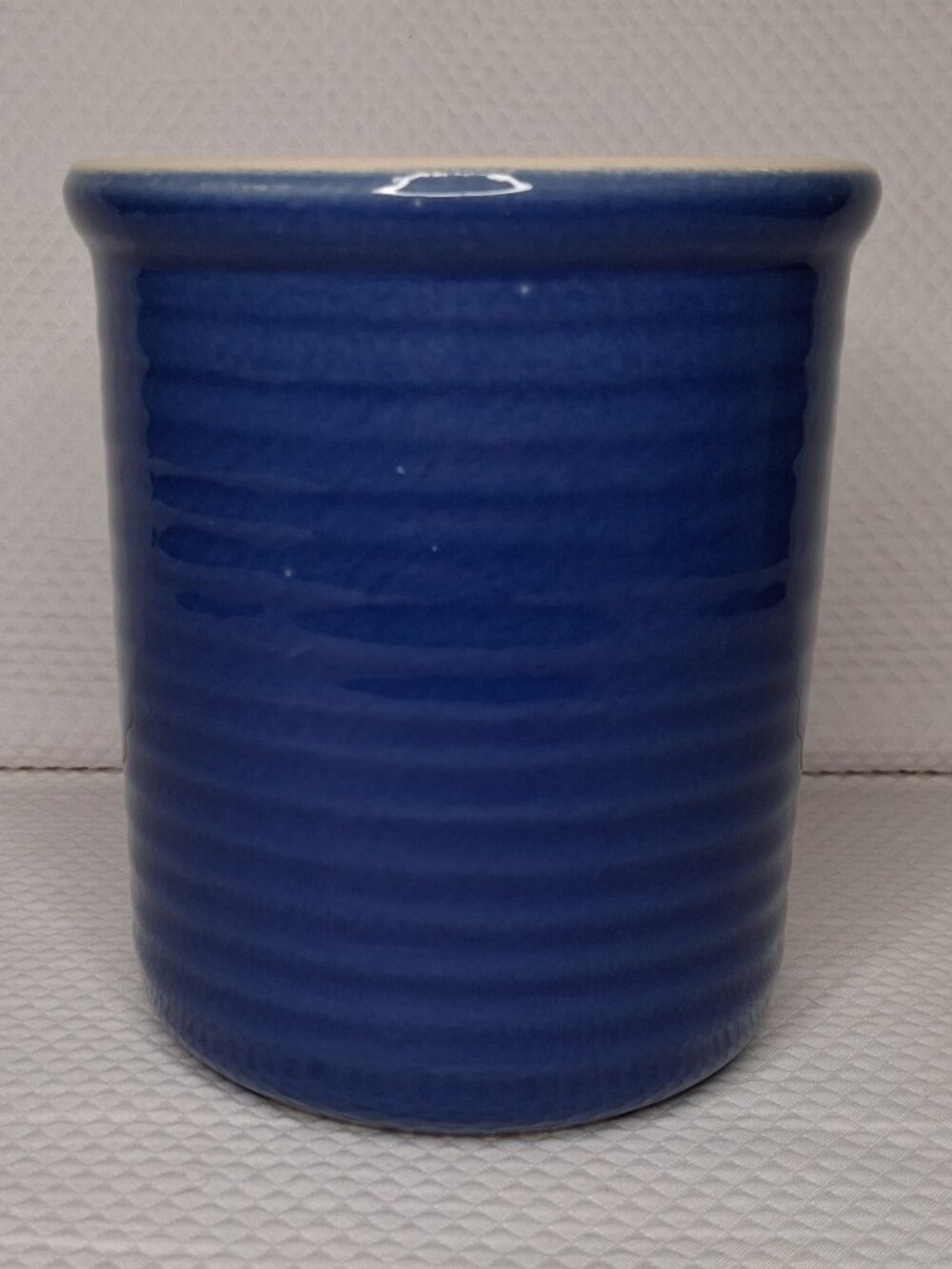 Emile Henry Blue Kitchen Ribbed Utensil Holder 87.63